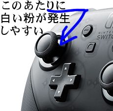Nintendo Switch Pro コントローラーの白い粉対策 ものものモノローグ 楽天ブログ