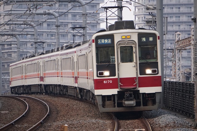 東武 350系 特急｢きりふり｣ & 6050系 ｢区間快速｣浅草行き2