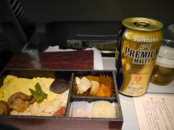 機内食＆ビール