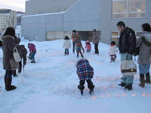 キャンドル点灯