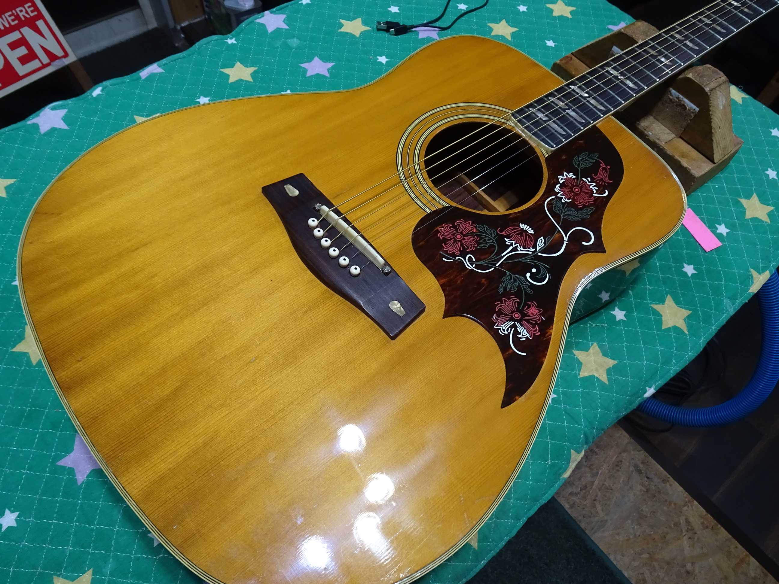 🌸YAMAHA ＦG400Ｗ 黒ラベル | 青春のギターリペア Ｋ２ギターファクトリー - 楽天ブログ