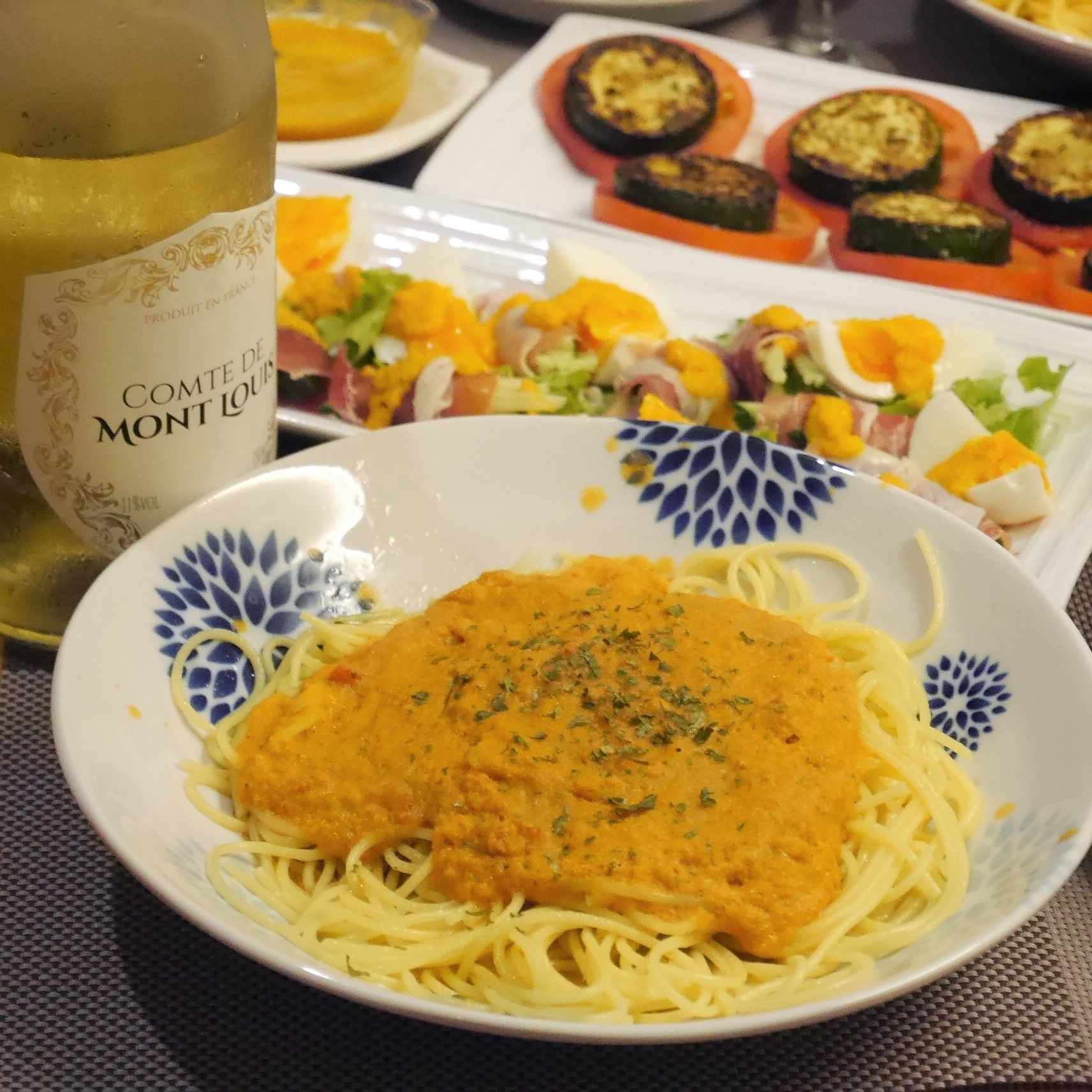 ±0クッキングミキサー_フルコース_フレッシュトマトとツナのパスタソース