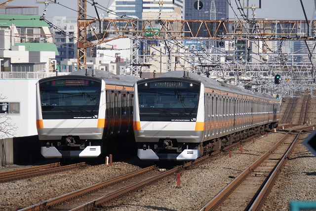 E351系 特急｢ス－パーあずさ｣ & コナン in 阿佐ヶ谷4