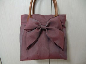 ヘリーバッグ　藤色