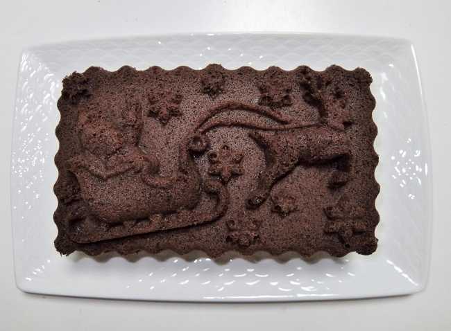 ココアパウンドケーキ ノルディックウェア サンタ ローフパン 手作り ブログ レシピ