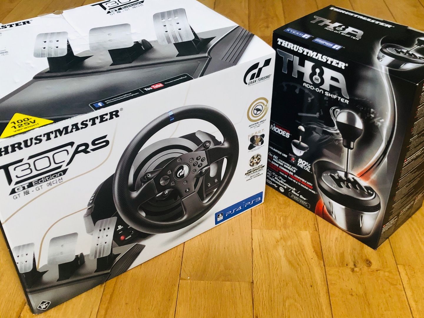 店内全品ﾎﾟｲﾝﾄ2倍!! Thrustmaster T300RS GT Edition\u0026TH8A シフタ