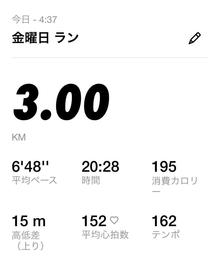 朝ラン記録 3km | airstripのブログ - 楽天ブログ
