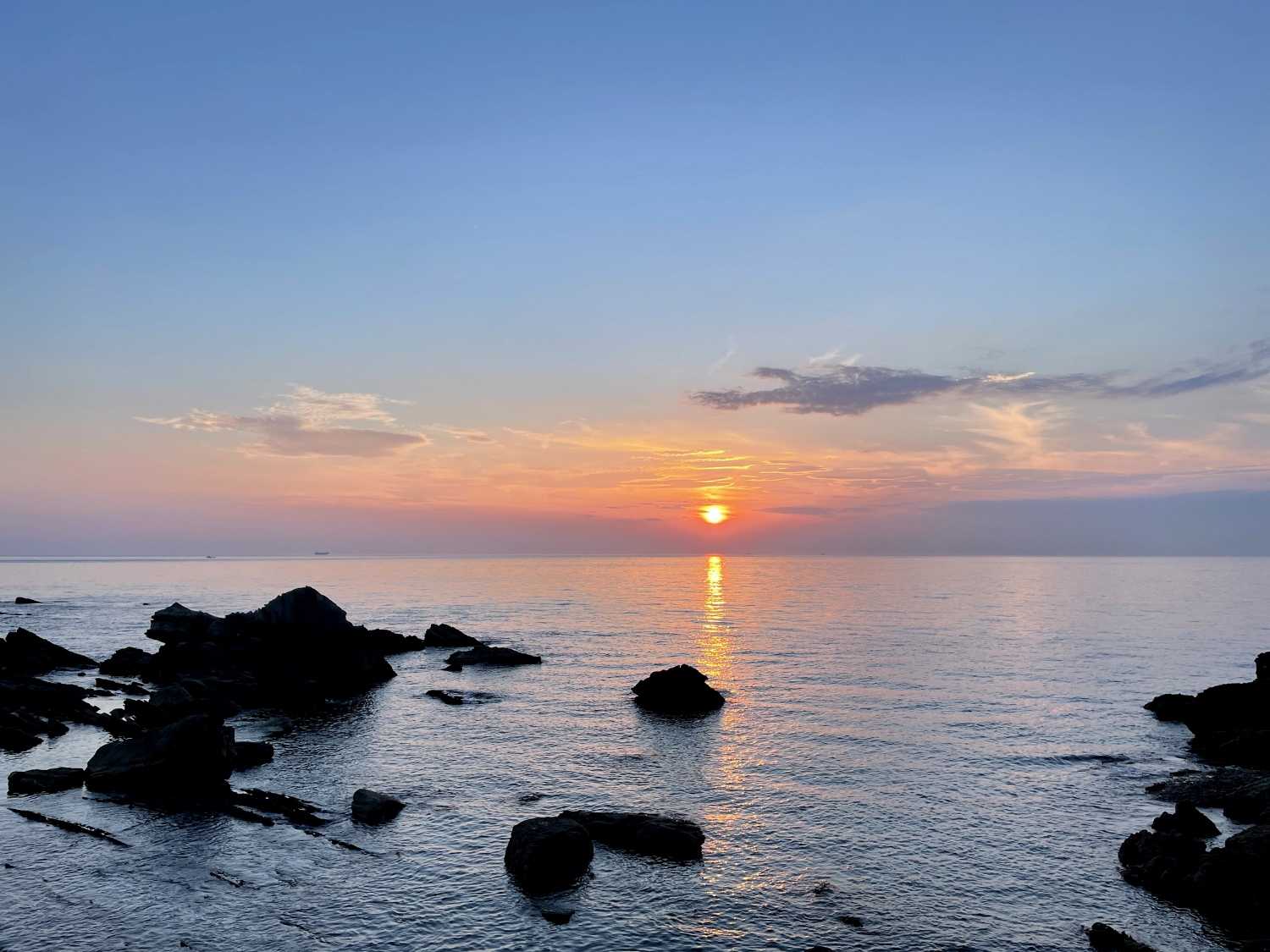海 夕日 太陽 絶景 風景