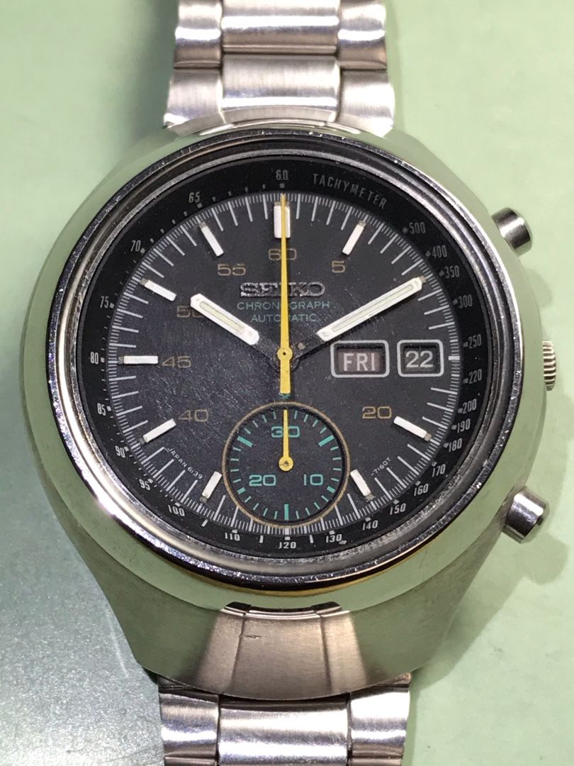 SEIKO サイコー クロノグラフ オートマチック フジツボ 6139-7101