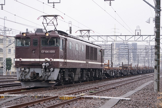 EF64 1001新津 & EF65 1104真鶴 & EF64 1049鹿島貨物2