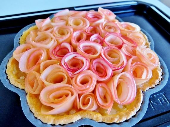 お洒落 タルト アップル ポテトタルト ローズ apple rose tart