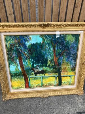 西村計雄 油彩 カルカッソン M10号@1960年の作 | ねこまんまね