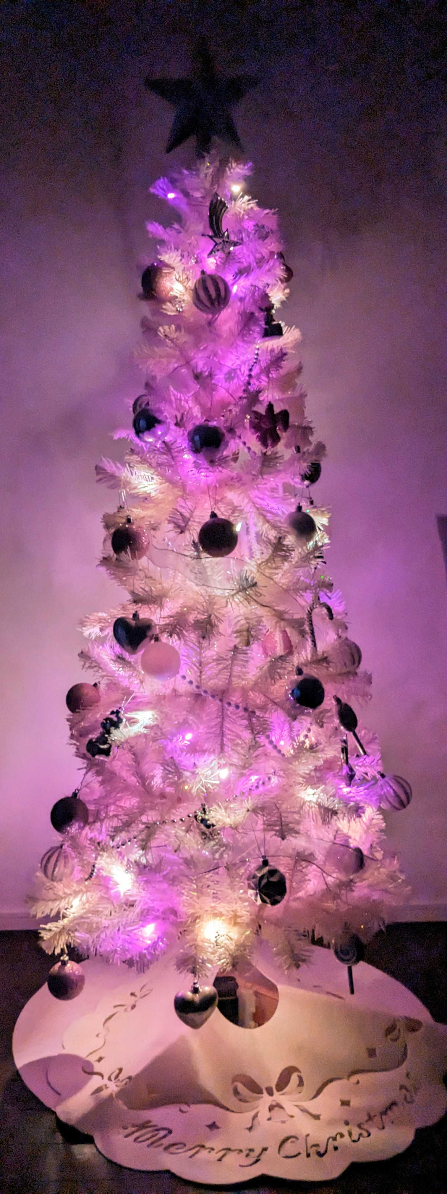 インテリア クリスマスツリー スターターセット 150cm ピンク レディース