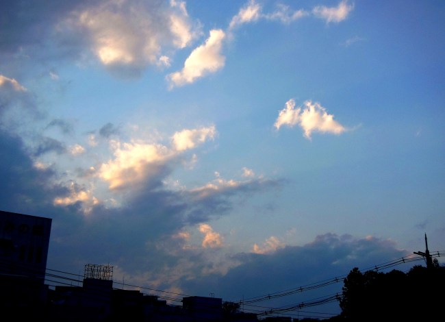 夕暮れ