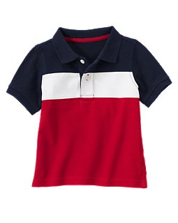 4th Of July Pieced Pique Polo Shirt.jpg