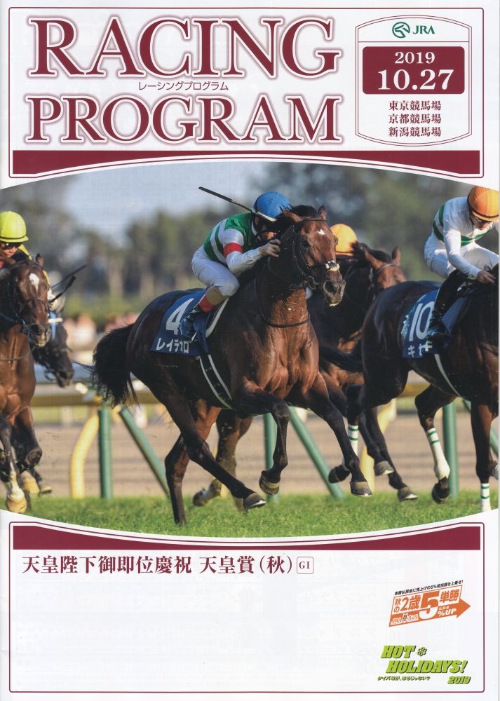 競馬グッズ】天皇陛下御即位慶祝・第１６０回天皇賞（秋） | 白い稲妻