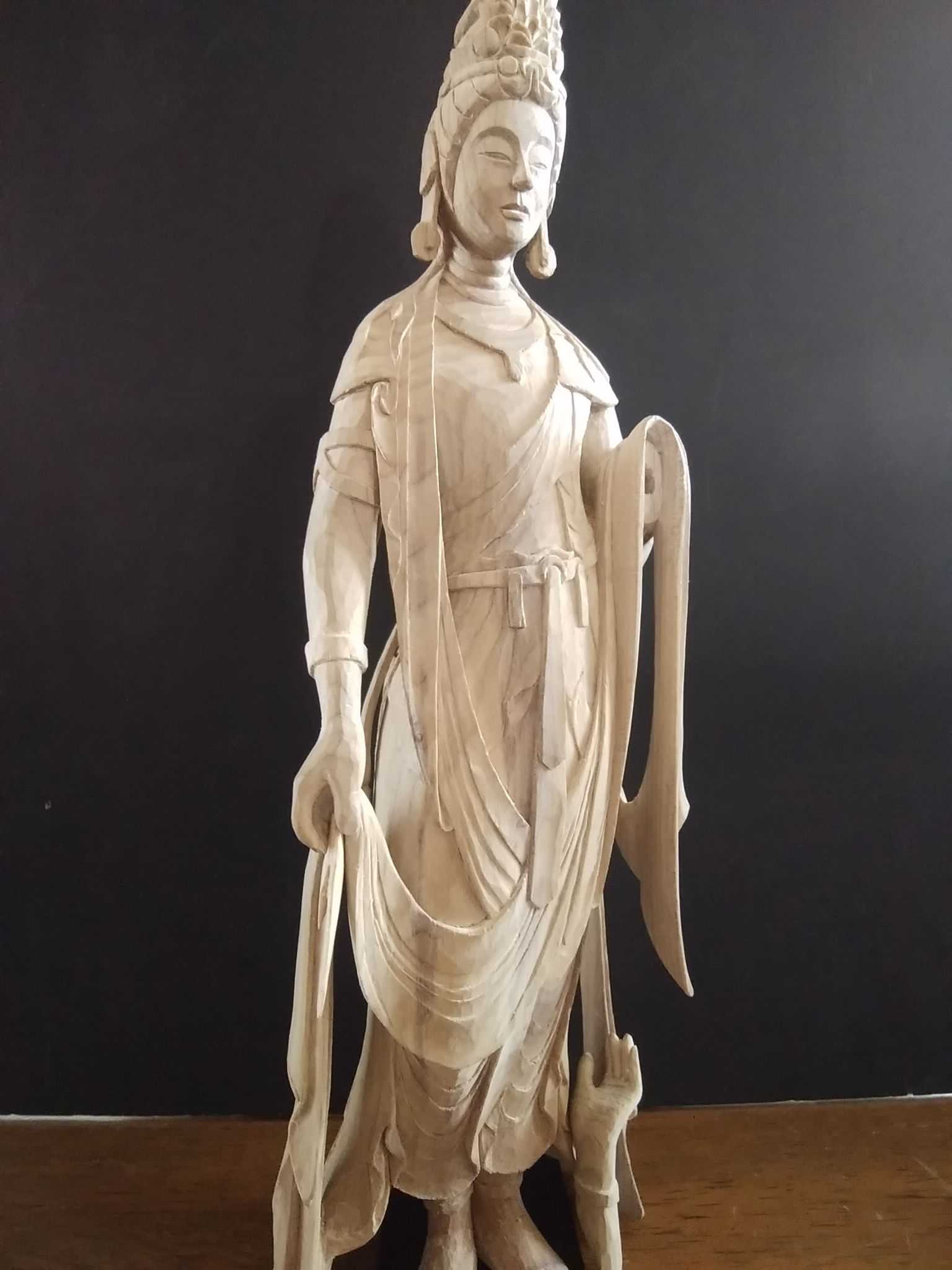 明星観音菩薩像 約10.4kg 銅仏 仏像 銅器 古美術品 仏教美術 オンライン通販