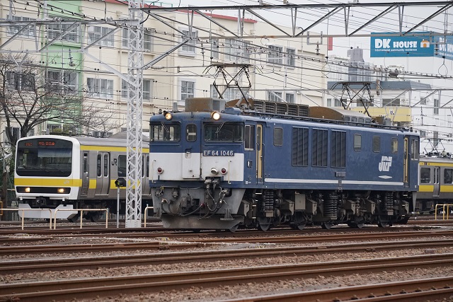 EF64 1046 JRF広島色 鹿島貨物 単機3