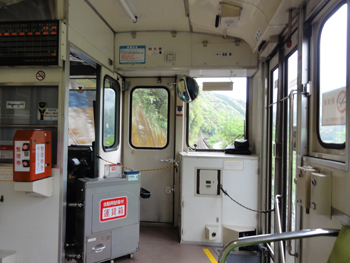 予土線運転席