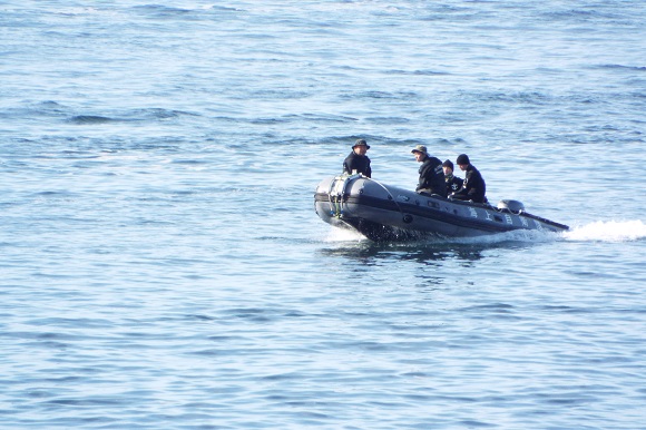 海上自衛隊ゴムボート