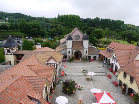 展望塔から教会