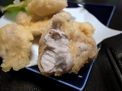 マグロの白子天ぷら