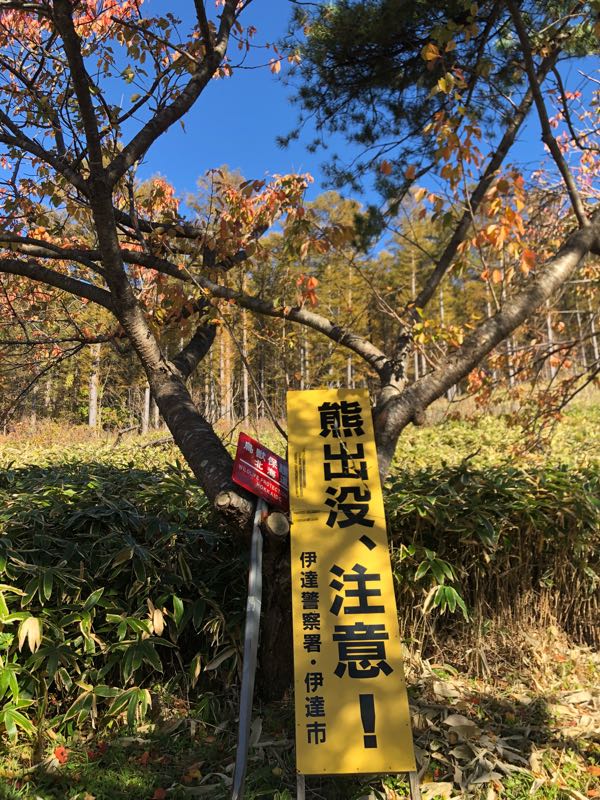 伊達紋別岳(714.6m) 登山レポート(太陽の園コース) 北海道 伊達市 2018年11月3日) 登り2時間 下り1時間40分 合計3時間
