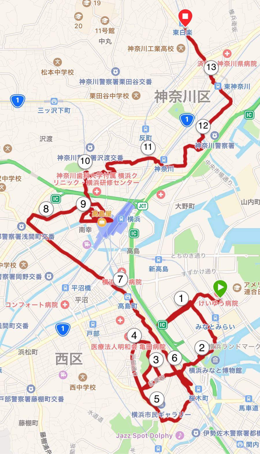横浜ウォーキングコース走り 神奈川県横浜市 ニッポンのオッさんがいろいろ運動やってみたことのご報告 楽天ブログ