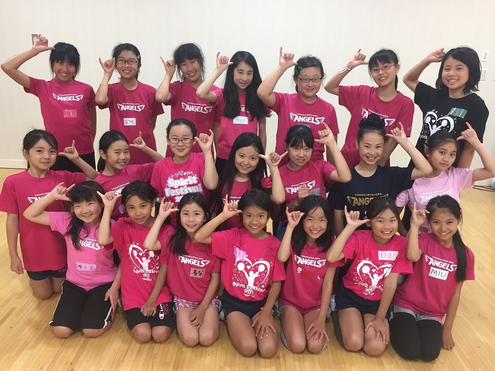 流行のポーズ We Are Angels Jr Cheerleaders 楽天ブログ