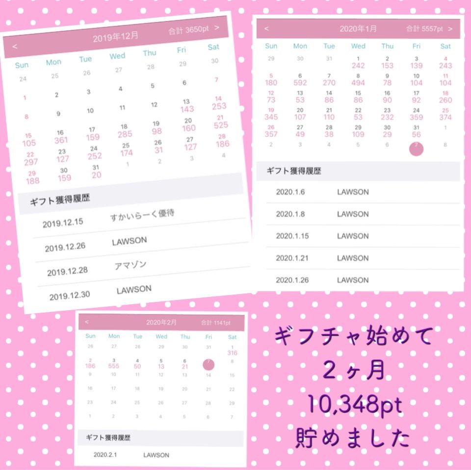 Gift Chat ギフチャ始めて２ヶ月 10 348pt貯めました 貧乏でも幸せ 年の差カップル貧乏日記 楽天ブログ