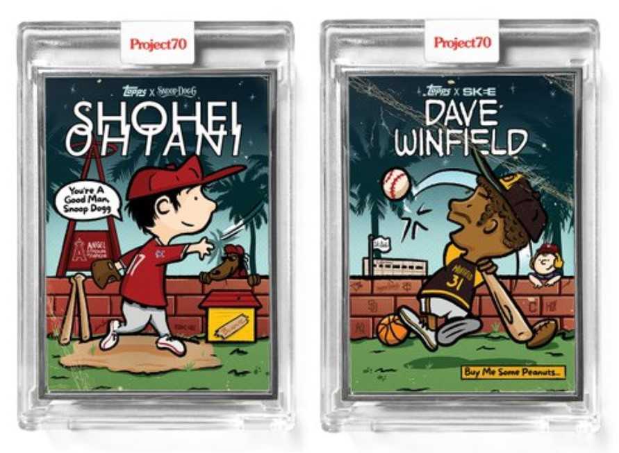 大谷翔平 Topps Projectお買い物でキャッシュバック！ スヌーピー