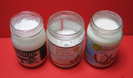 エキストラヴァージンココナッツオイル３種比較