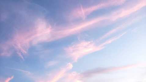 ピンクの雲と夕焼けと 曲まめ子の まめ子な日々 楽天ブログ