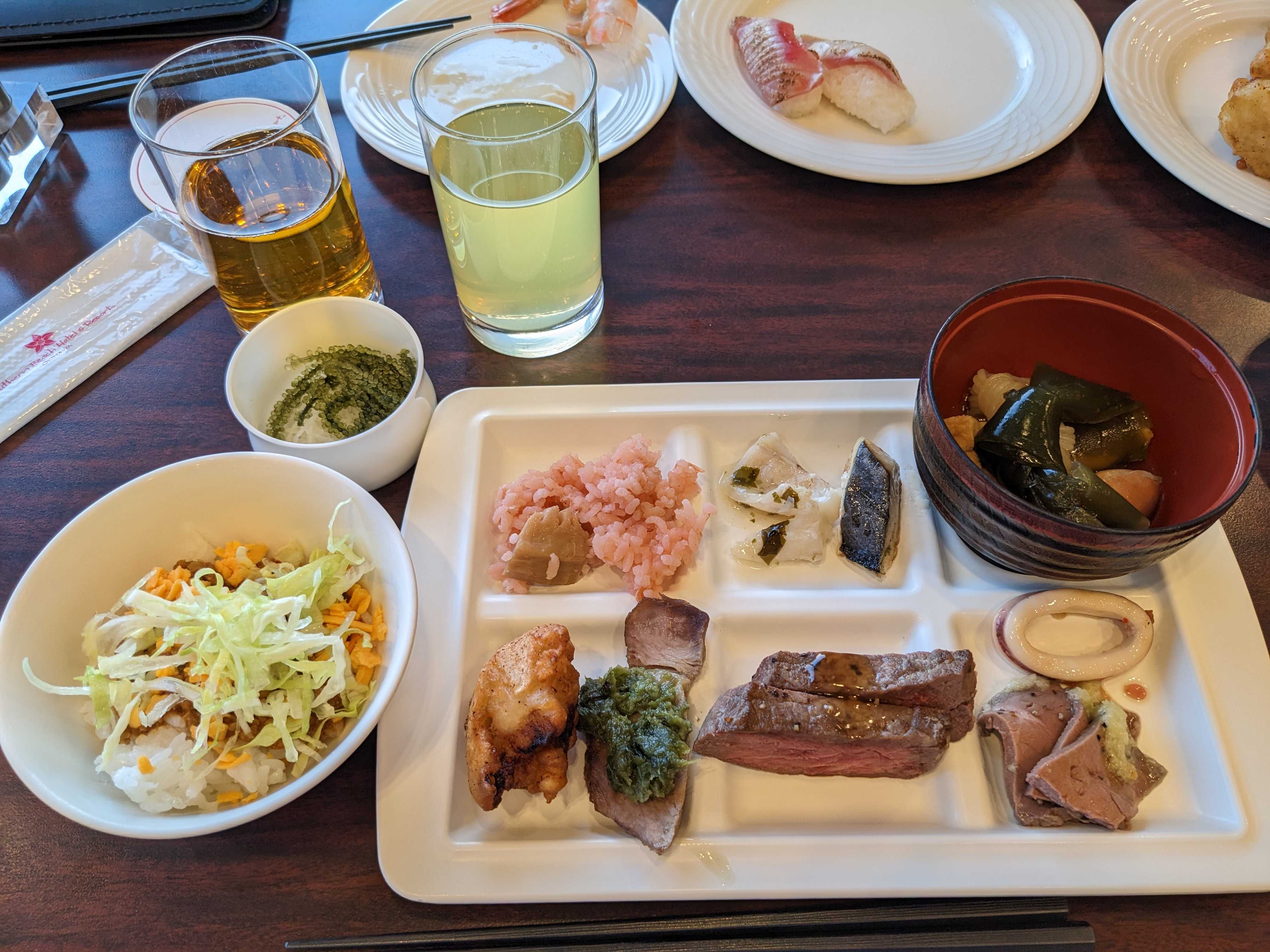 サザンビーチホテル＆リゾート沖縄の夕食ビュッフェ