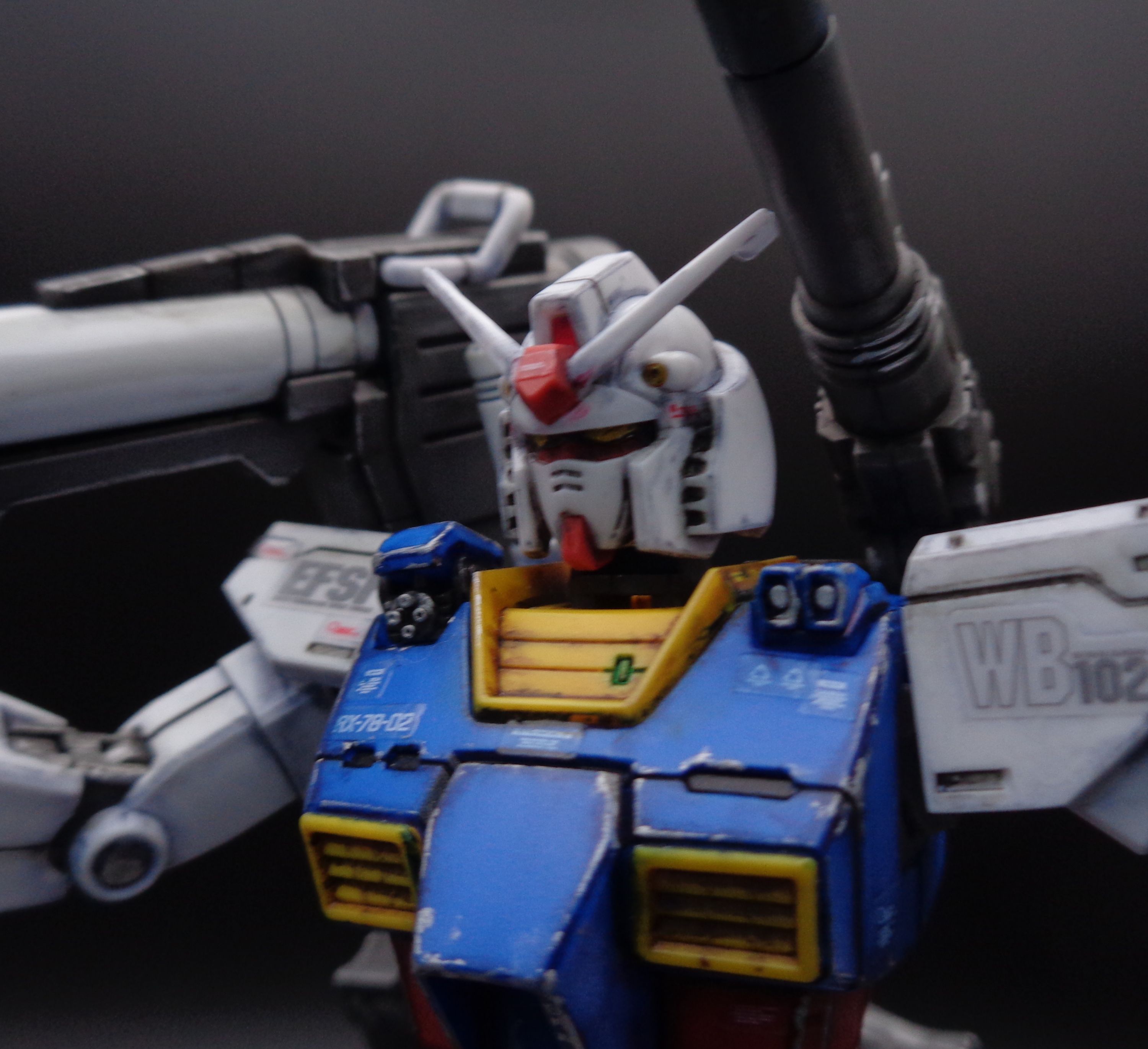 ガンプラ RX-78 ガンダム オリジンver. (ウェザリング済み完成品)-