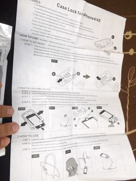 iPhone盗難防止用 LOCKケース2