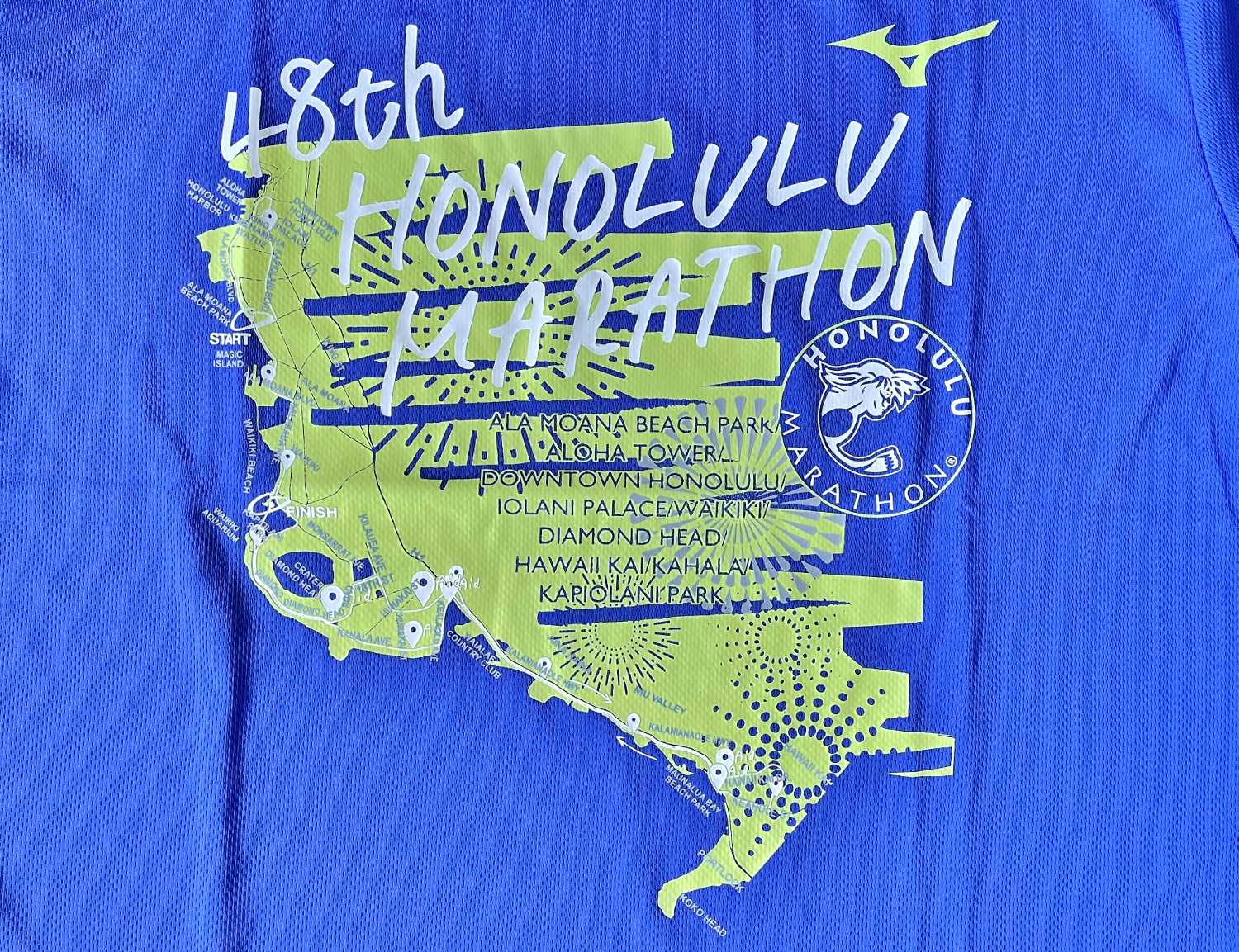 ホノルルマラソン2021 プレエントリー Tシャツ プレゼント ハワイ