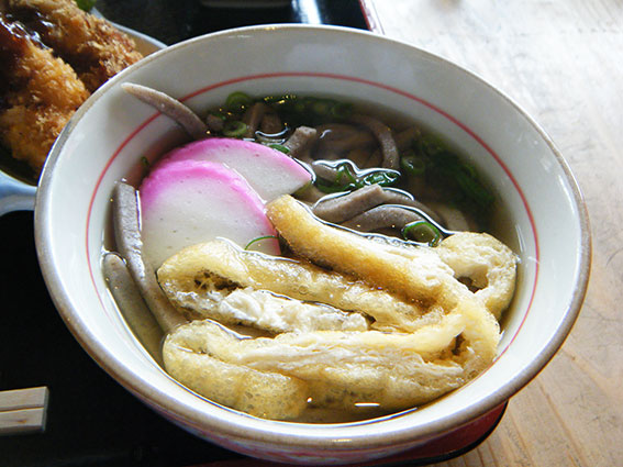 美郷物産館の「日替わりそば定食」-2♪