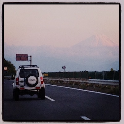 富士山とジムニー