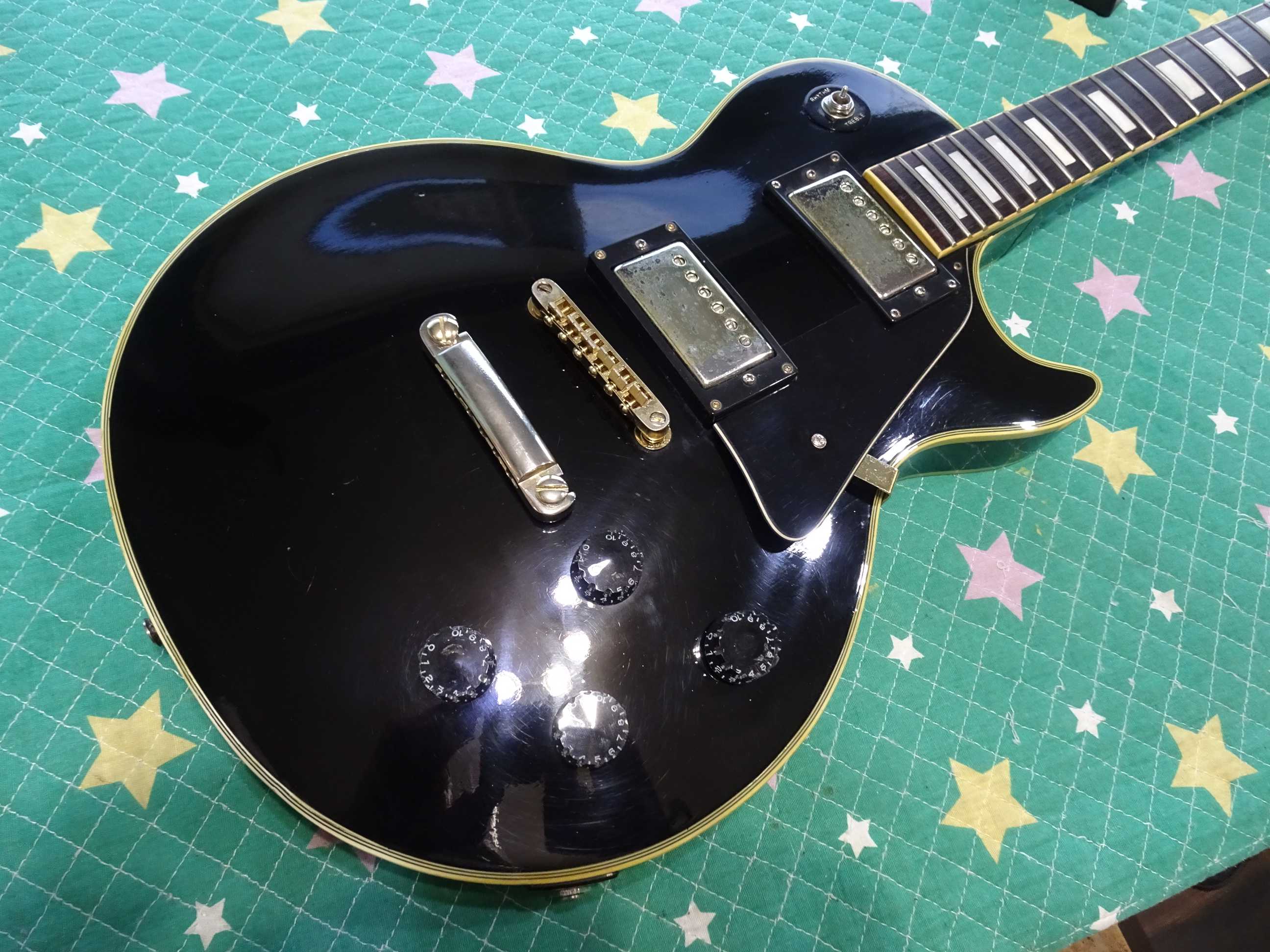 🌸Brighton Les Paul Custom モデル 再生 | 青春のギターリペア