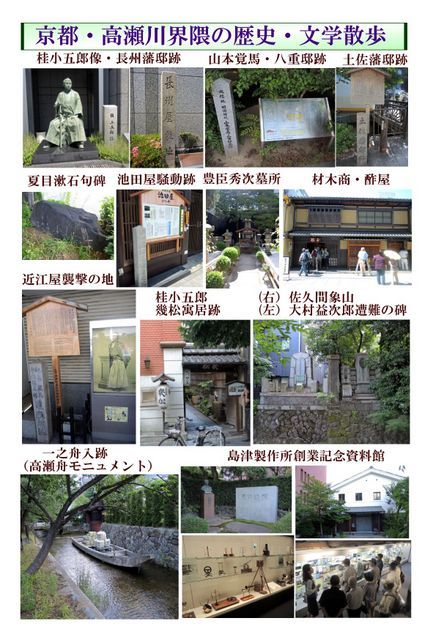 京都 高瀬川界隈の歴史 文学散歩 ショート シナリオの館 楽天ブログ