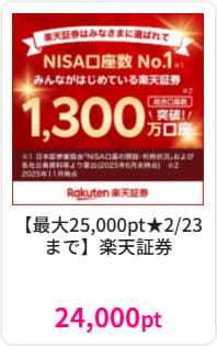 【過去最高還元】楽天証券はハピタス経由での申し込みがお得！27600円分の特典をもらう手順を解説！