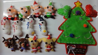 クリスマスマスコット群2014