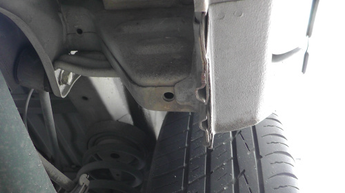 タウンエースノアの後輪側ジャッキアップポイント