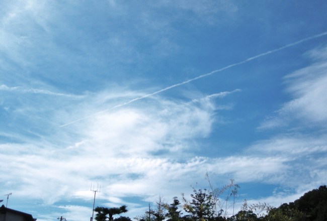 昨年９月３日の空