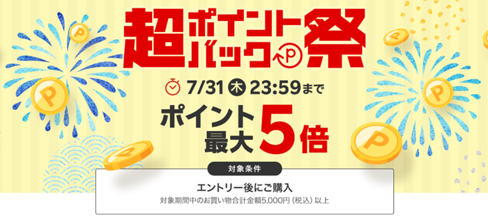 楽天 超ポイントバック祭とは？
