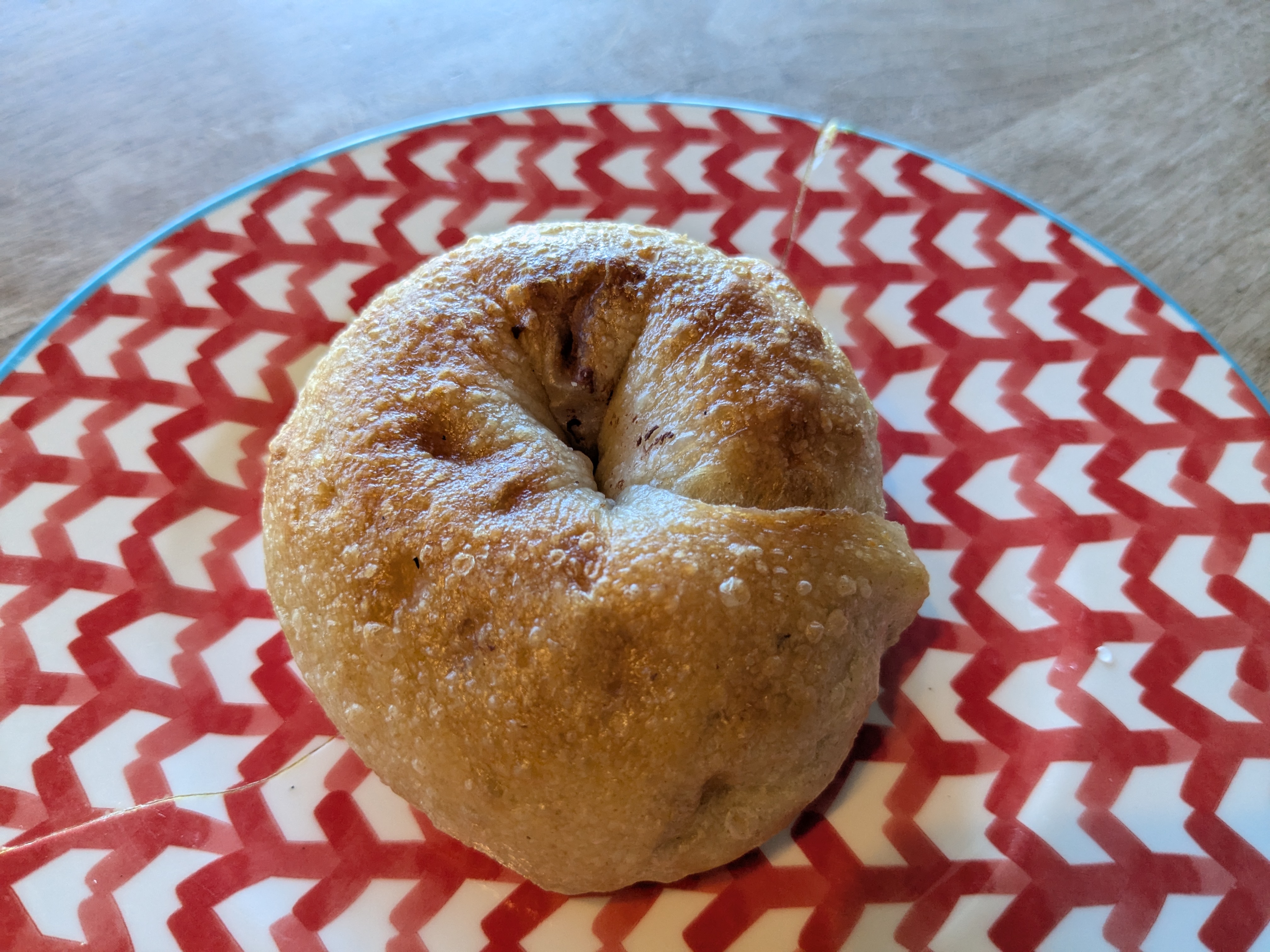 福岡県パン屋　ブランジェカイチ　通販　ベーグル　クランベリーとクリームチーズ