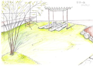 ドッグランのイメージイラスト