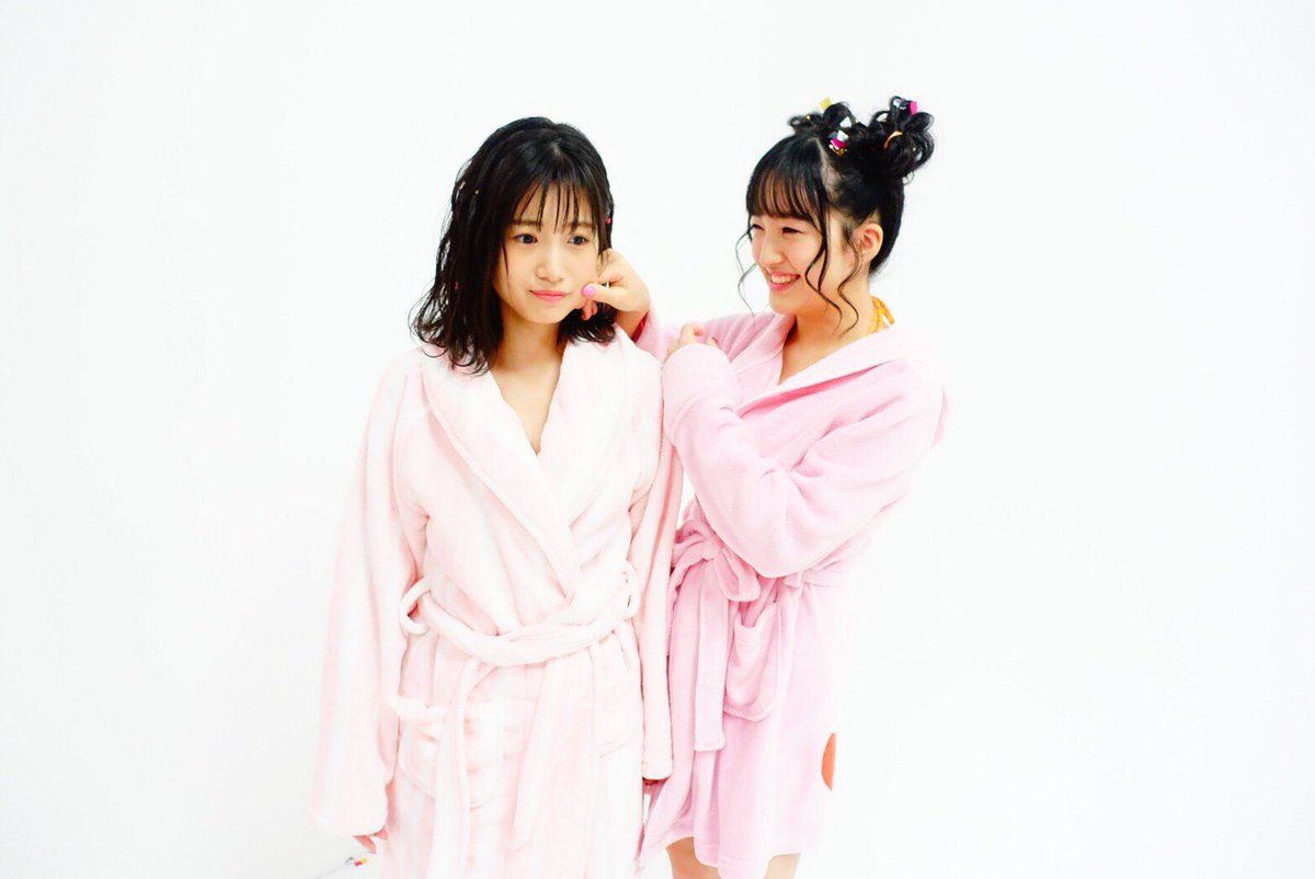 ☆HKT48♪朝長美桜＆田島芽瑠『B.L.T.2月号』オフショット公開