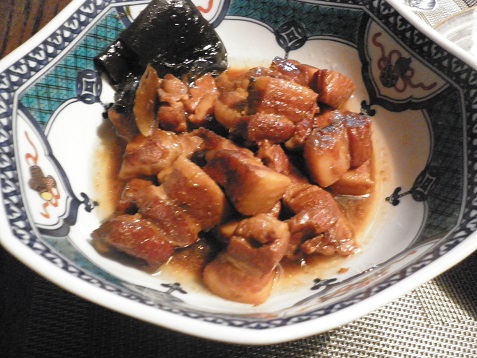 手料理140826豚の角煮